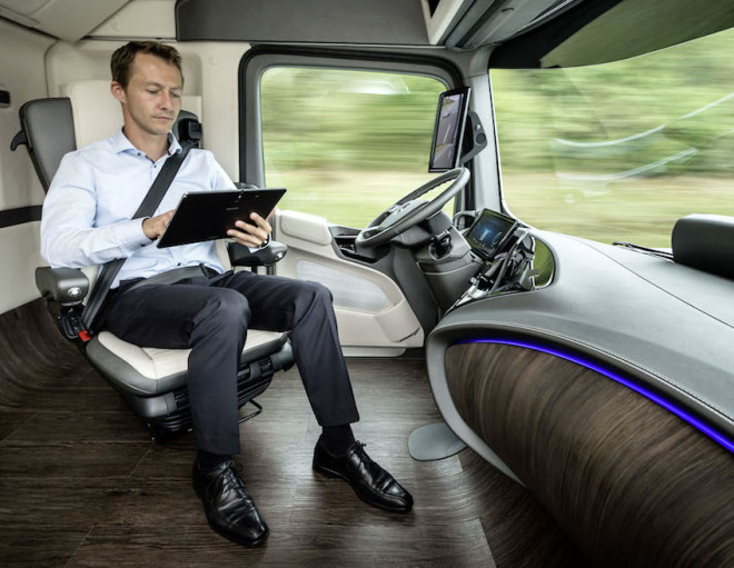 卡车可能比轿车更早实现自动驾驶，奔驰发布未来卡车概念设计